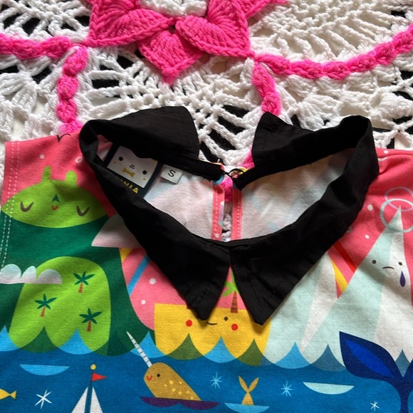 2014 Japan LA for Crowded Teeth underwater cosmos print dress size XS - Picture 3 of 16